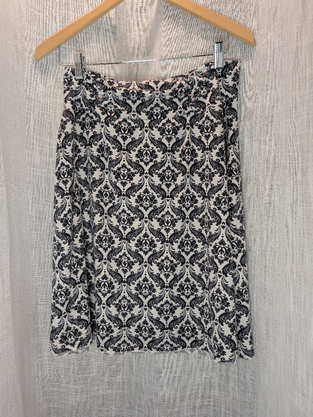 Tranquility by Colorado Clothing Black & White Skirt Size Medium